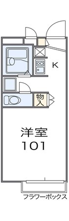 北信太駅 徒歩14分 1階の物件間取画像